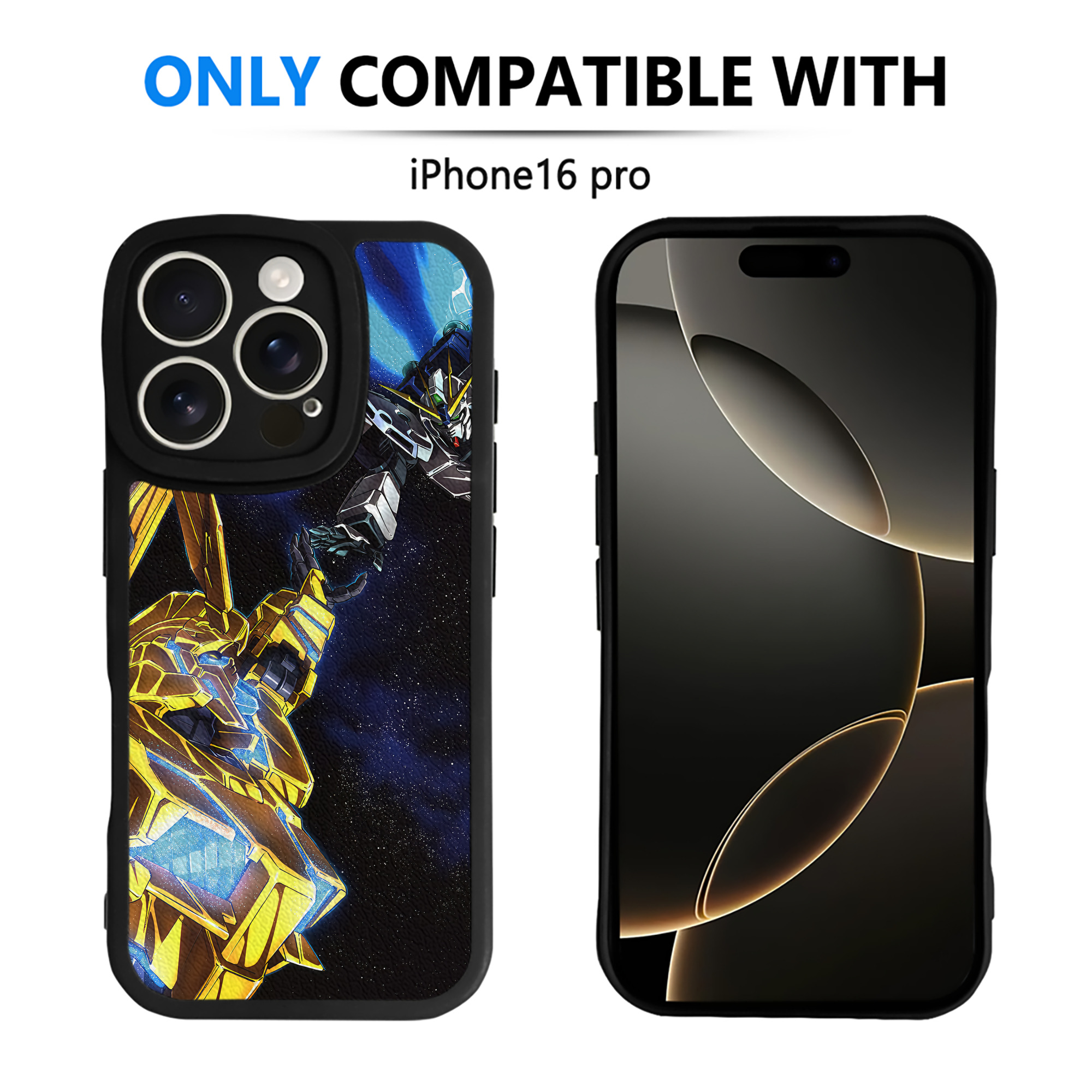 （画像用） 機動戦士ガンダム Mobile Suit Gundam 【iPhone 16シリーズ対応】シリコンスマホケース（レザー調） 材質：シリコン